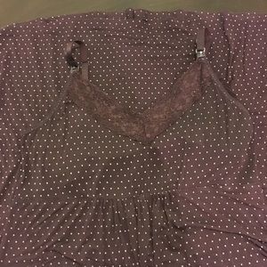 Gap maternity nursing nightgown